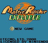 Monster Rancher Explorer (USA) - Title Screen