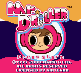 Mr. Driller (USA) - Title Screen