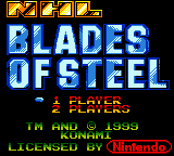 NHL Blades of Steel (USA) - Title Screen