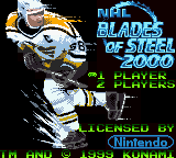 NHL Blades of Steel 2000 (USA) - Title Screen
