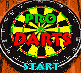 Pro Darts (USA) - Title Screen
