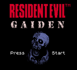 Resident Evil Gaiden (USA) - Title Screen