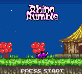 Rhino Rumble (USA, Europe) - Title Screen