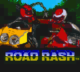 Road Rash (USA, Europe) - Title Screen