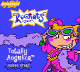 Rugrats - Totally Angelica (USA, Europe) - Title Screen