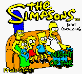 Simpsons, The - Night of the Living Treehouse of Horror (USA, Europe) - Title Screen