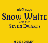 Snow White and the Seven Dwarfs (USA) - Title Screen