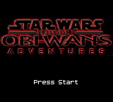 Star Wars Episode I - Obi-Wan's Adventures (USA) - Title Screen