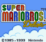 Super Mario Bros. Deluxe (USA, Europe) (Rev 1) - Title Screen