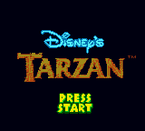 Tarzan (USA, Europe) - Title Screen