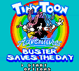 Tiny Toon Adventures - Buster Saves the Day (USA) - Title Screen