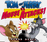 Tom and Jerry in - Mouse Attacks! (USA) - Title Screen