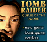 Tomb Raider - Curse of the Sword (USA, Europe) - Title Screen