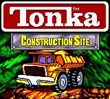 Tonka Construction Site (USA) - Title Screen