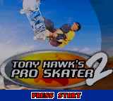 Tony Hawk's Pro Skater 2 (USA, Europe) - Title Screen