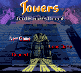 Towers - Lord Baniff's Deceit (USA, Europe) - Title Screen