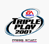 Triple Play 2001 (USA, Europe) - Title Screen