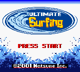 Ultimate Surfing (USA) - Title Screen