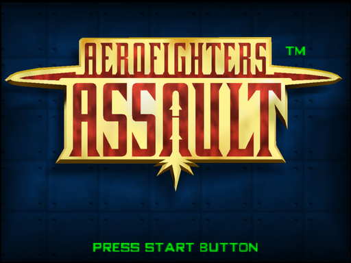 AeroFighters Assault (USA) - Title Screen