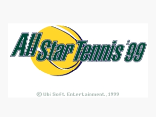 All Star Tennis 99 (USA) - Title Screen