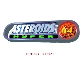 Asteroids Hyper 64 (USA) - Title Screen