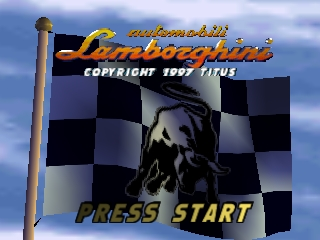 Automobili Lamborghini (USA) - Title Screen