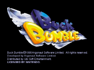 Buck Bumble (USA) - Title Screen