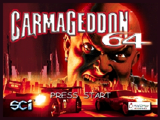 Carmageddon 64 (USA) - Title Screen