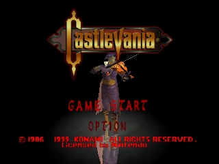 Castlevania (USA) (Rev 2) - Title Screen