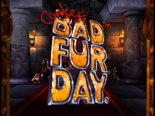 Conker's Bad Fur Day (USA) - Title Screen