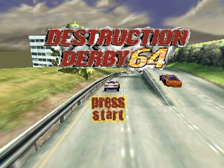 Destruction Derby 64 (USA) - Title Screen