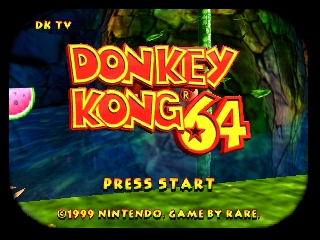 Donkey Kong 64 (USA) - Title Screen