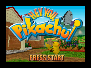 Hey You, Pikachu! (USA) - Title Screen
