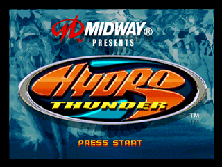 Hydro Thunder (USA) - Title Screen