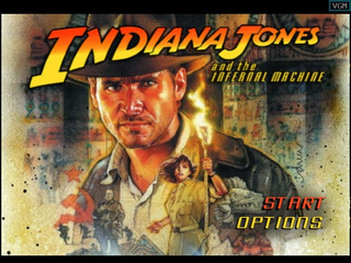 Indiana Jones and the Infernal Machine (USA) - Title Screen