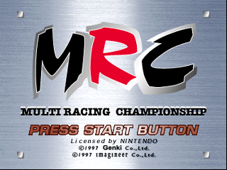 MRC - Multi-Racing Championship (USA) - Title Screen