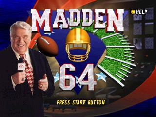 Madden Football 64 (USA) - Title Screen