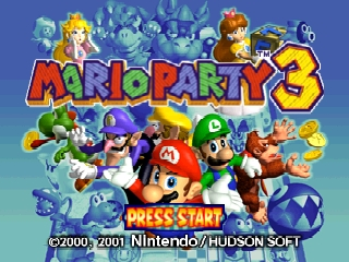 Mario Party 3 (USA) - Title Screen