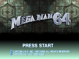 Mega Man 64 (USA) - Title Screen