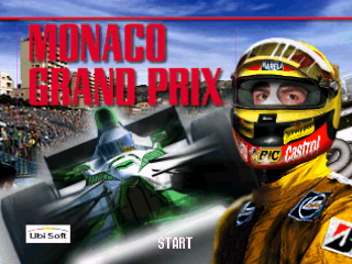 Monaco Grand Prix (USA) - Title Screen