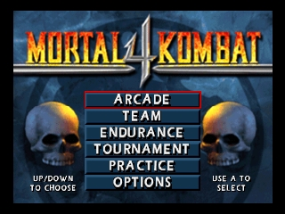 Mortal Kombat 4 (USA) - Title Screen
