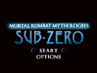 Mortal Kombat Mythologies - Sub-Zero (USA) - Title Screen