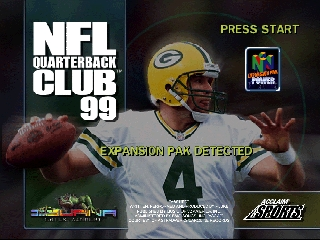 NFL Quarterback Club 99 (USA) - Title Screen