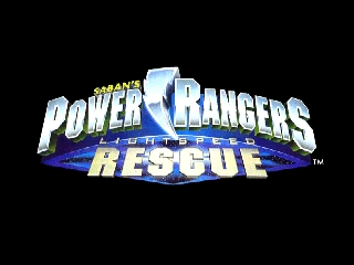 Power Rangers - Lightspeed Rescue (USA) - Title Screen
