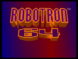 Robotron 64 (USA) - Title Screen