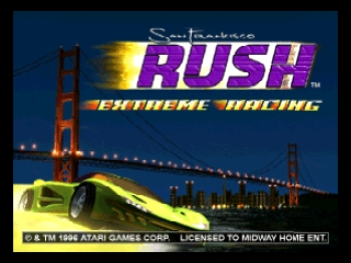 San Francisco Rush - Extreme Racing (USA) (En,Fr,De) (Rev 1) - Title Screen