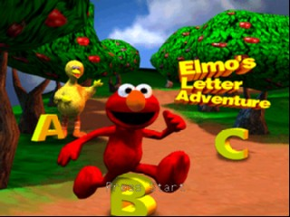 Sesame Street - Elmo's Letter Adventure (USA) - Title Screen