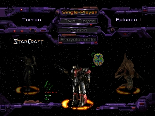 StarCraft 64 (USA) - Title Screen