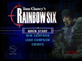 Tom Clancy's Rainbow Six (USA) - Title Screen