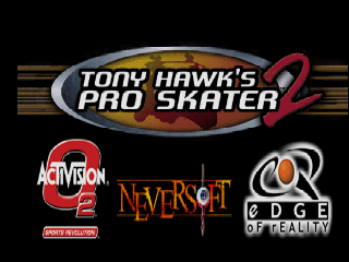 Tony Hawk's Pro Skater 2 (USA) - Title Screen